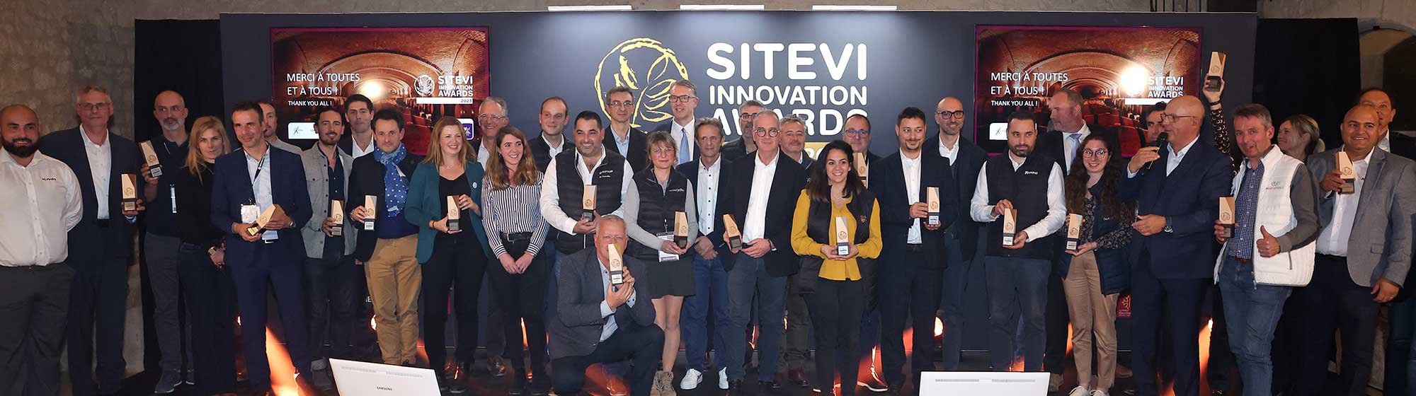 Gagnants des Innovation Awards 2023 sur la scène