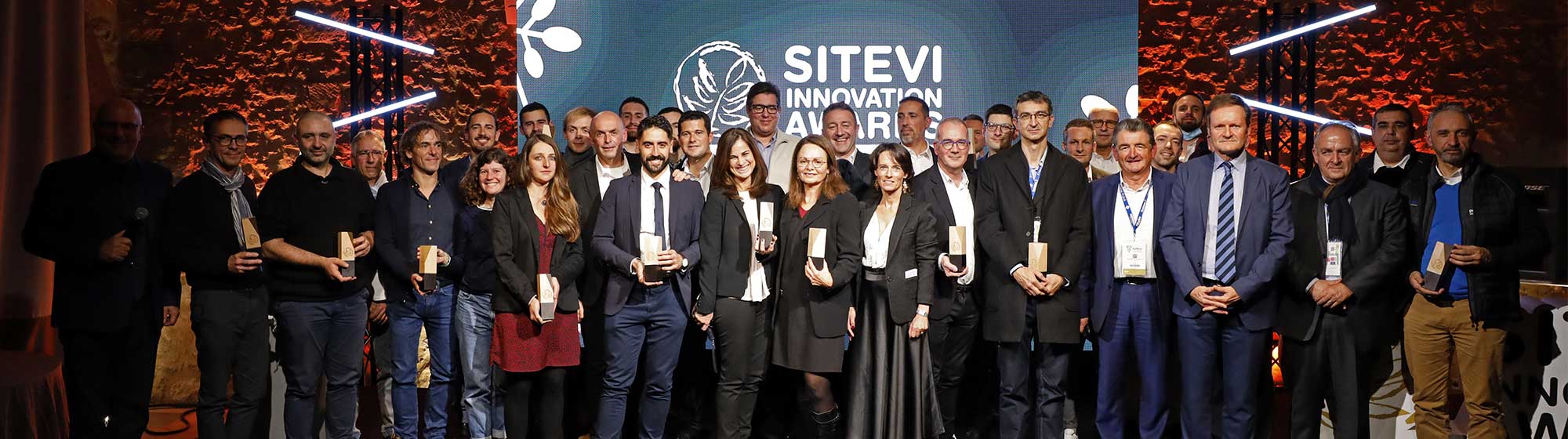 Group photo of the SITEVI Innovation Awards