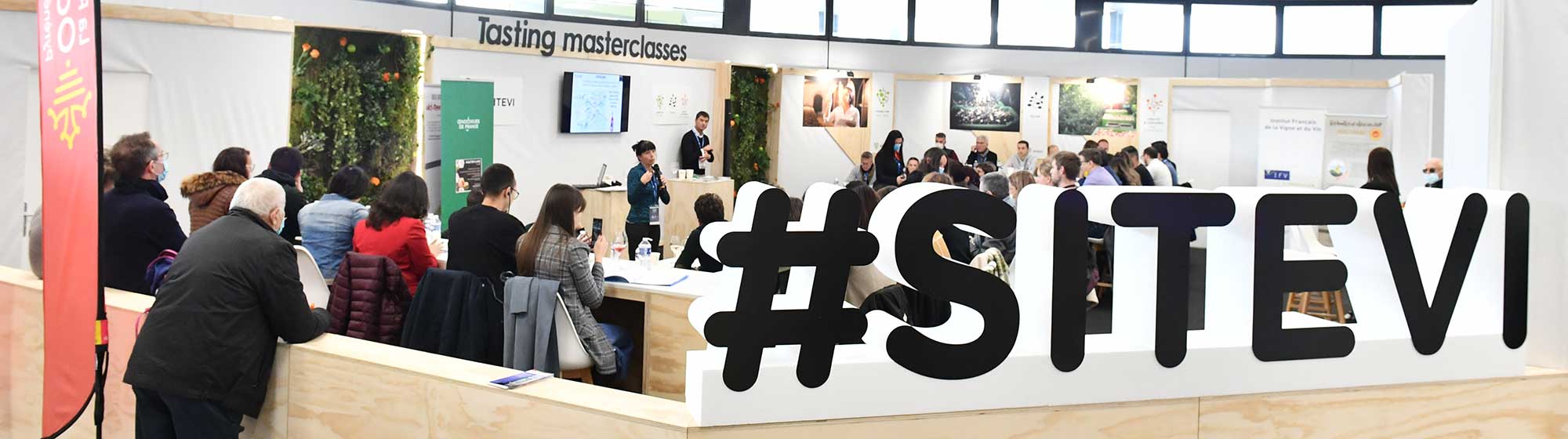 Hashtag SITEVI dans une tasting masterclass